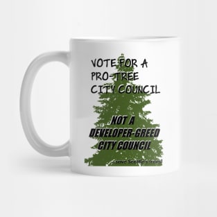 Pro Tree, not Developer Greed Mug